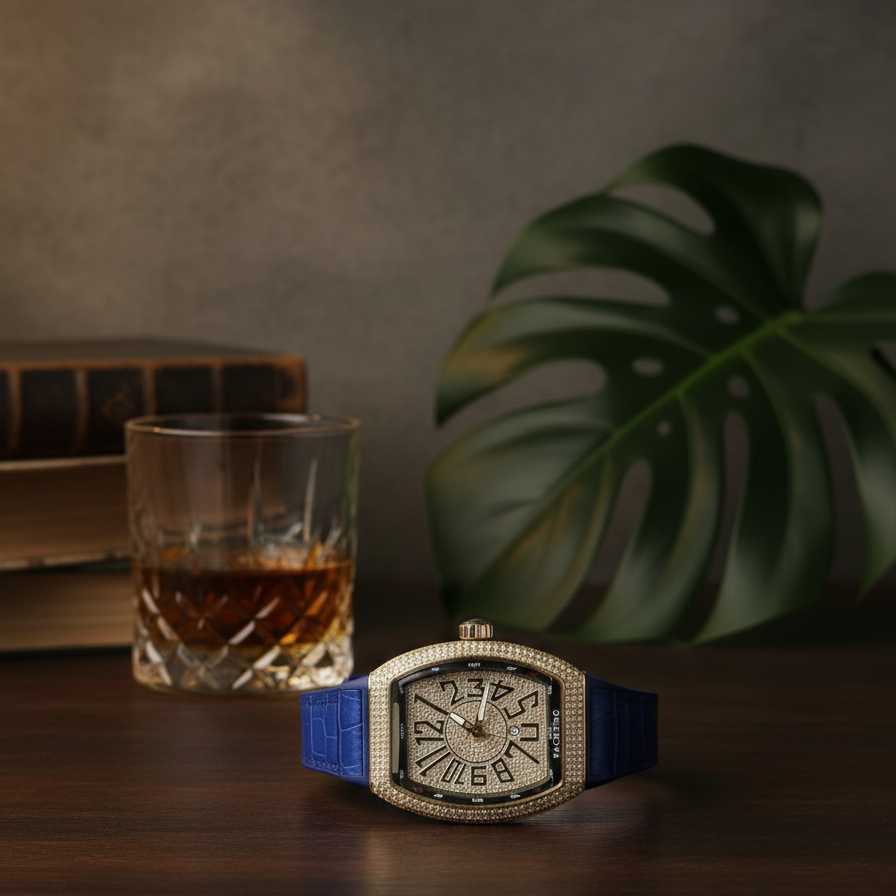 Franck Muller Vanguard Yachting Diamond Edition (without Box) ( black)