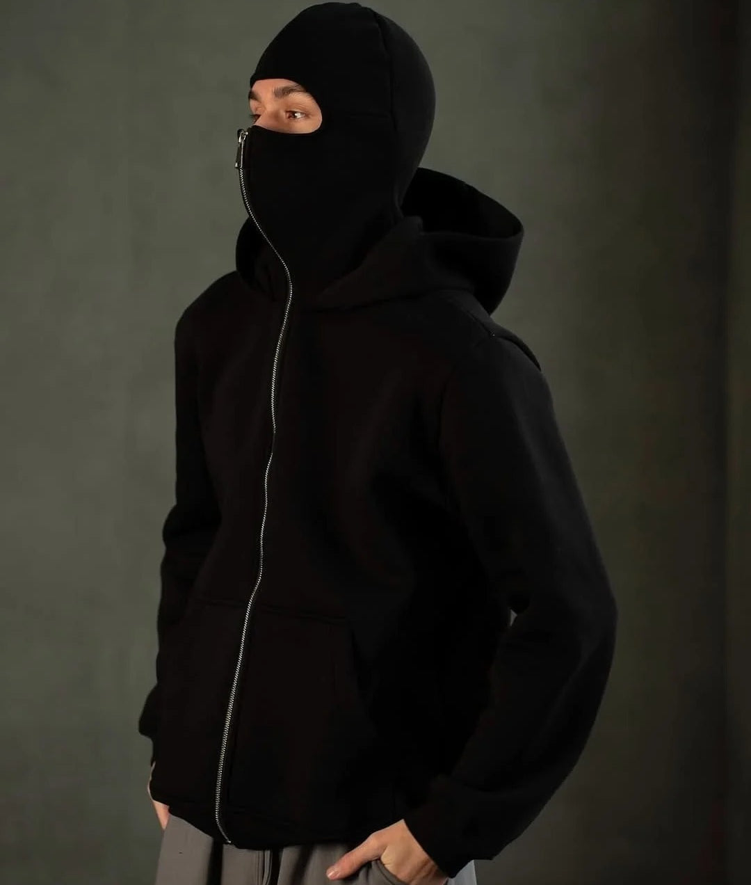 UNISEX Balaclava Winter Zipper Hoodie Providing Warm Protection With Comfortable Fit Everyday Winter Wear